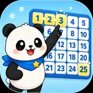 1〜25 数字順押しのアイコン